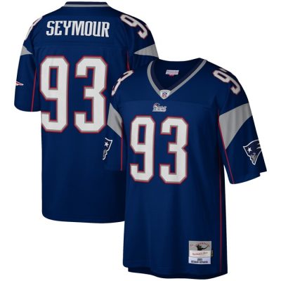 Richard Seymour New England Patriots Legacy Replica Jersey - Navy