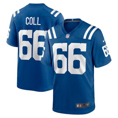 Ryan Coll Indianapolis Colts Game Jersey - Royal