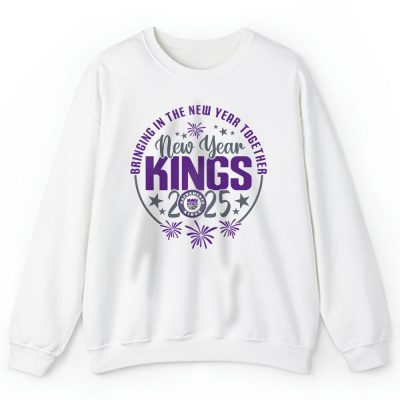 Sacramento Kings Happy New Year NBA Bringing In The New Year Together Unisex Sweatshirt TAS24084