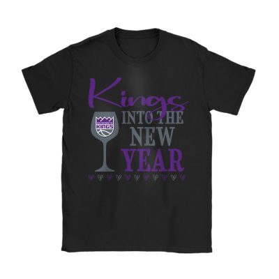 Sacramento Kings Happy New Year NBA Gift For Fan Cheers To A New Year Unisex T-Shirt Cotton Tee TAT24083