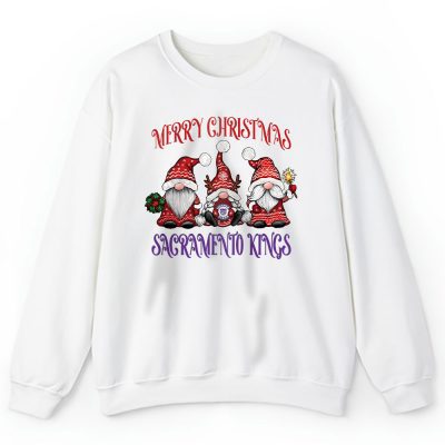 Sacramento Kings Merry Christmas NBA Gift For Fan Christmas Gnomes Unisex Sweatshirt TAS24292