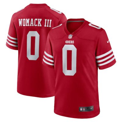 Samuel Womack III San Francisco 49ers Game Jersey - Scarlet