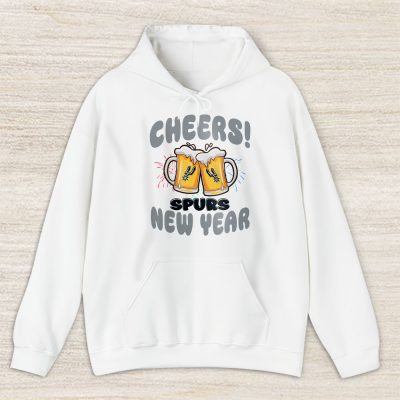 San Antonio Spurs Happy New Year NBA Gift For Fan Hello 2025 Unisex Hoodie TAH24088