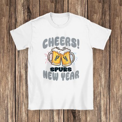 San Antonio Spurs Happy New Year NBA Gift For Fan Hello 2025 Unisex T-Shirt Cotton Tee TAT24088