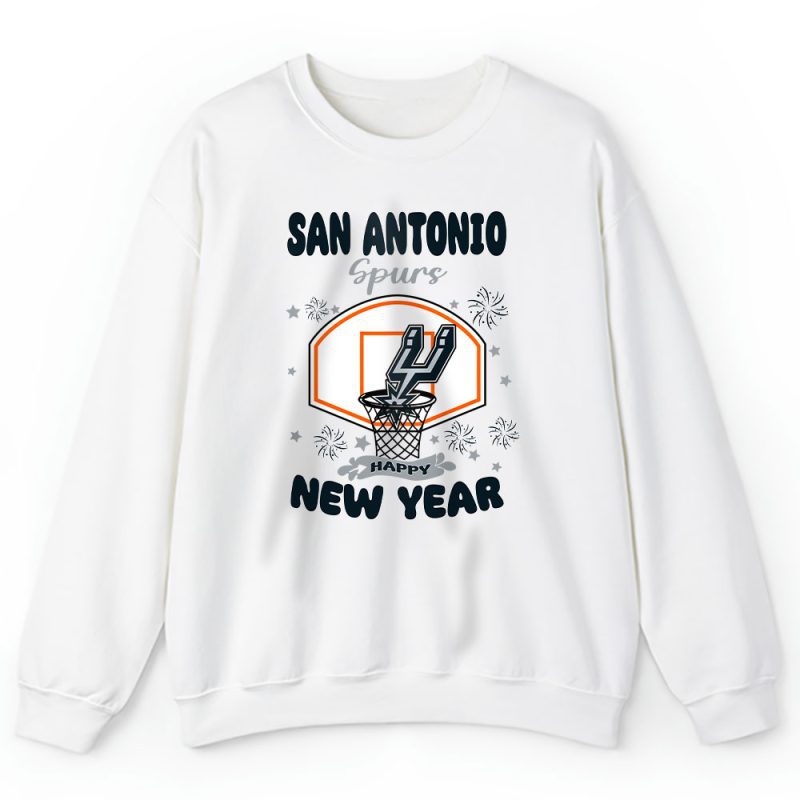 San Antonio Spurs Happy New Year NBA Gift For Fan Unisex Sweatshirt TAS24093