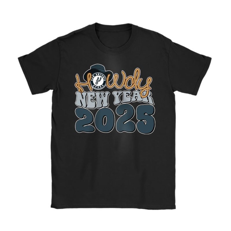 San Antonio Spurs Happy New Year NBA Gift For Fan Unisex T-Shirt Cotton Tee TAT24092