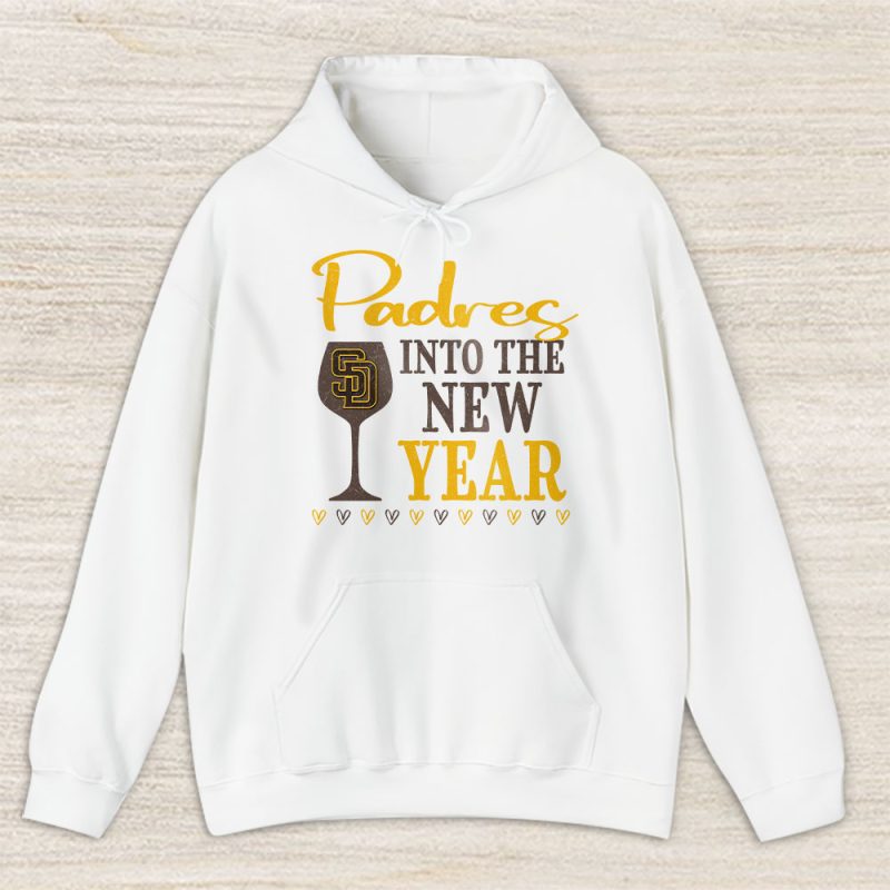 San Diego Padres Happy New Year MLB Gift For Fan Cheers To A New Year Unisex Hoodie TAH24095