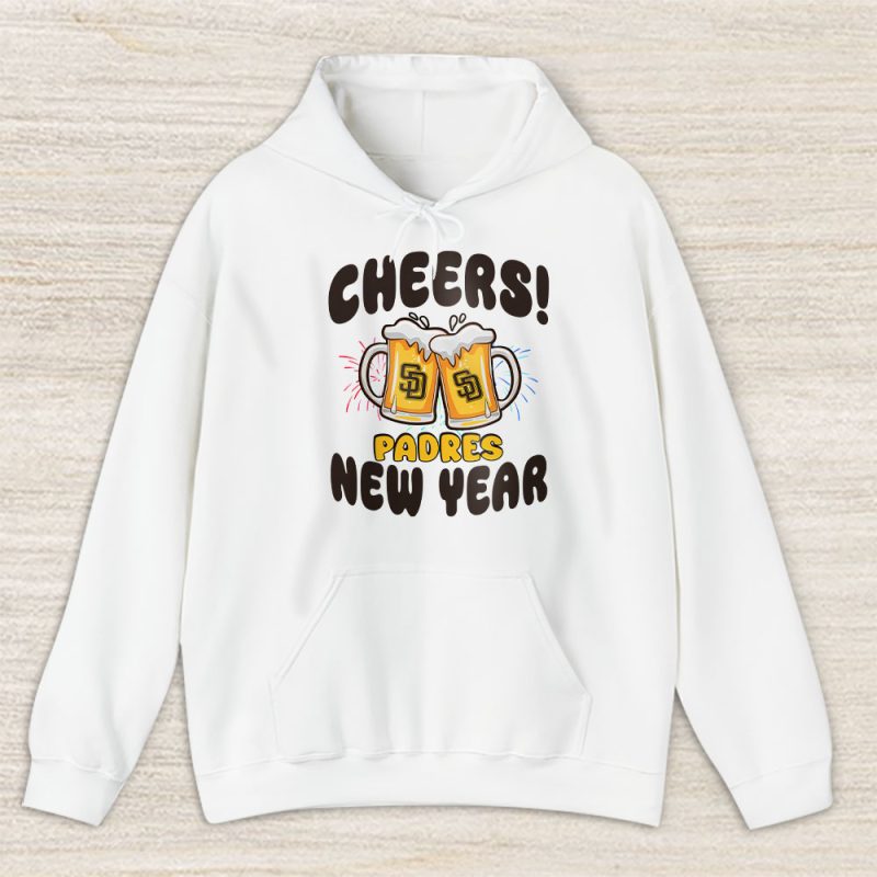 San Diego Padres Happy New Year MLB Gift For Fan Hello 2025 Unisex Hoodie TAH24094