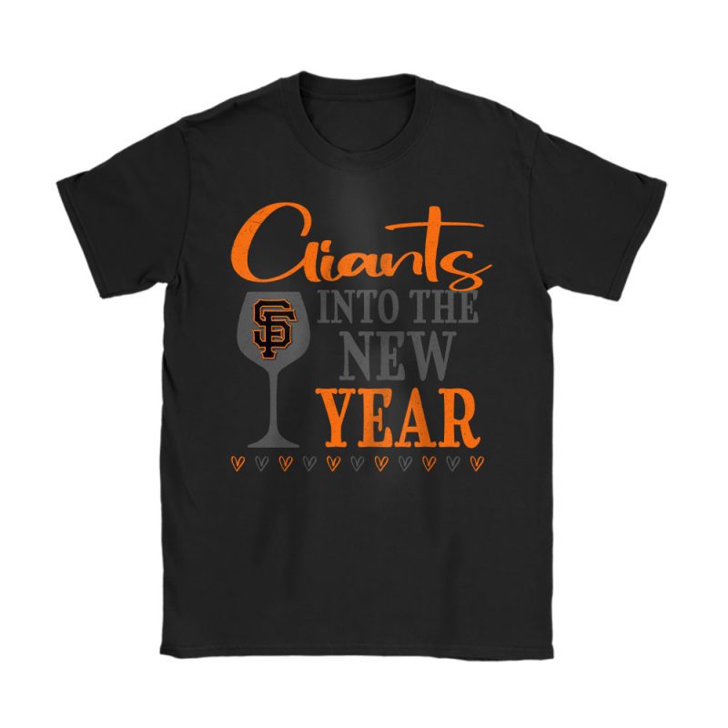 San Francisco Giants Happy New Year MLB Gift For Fan Cheers To A New Year Unisex T-Shirt Cotton Tee TAT24127