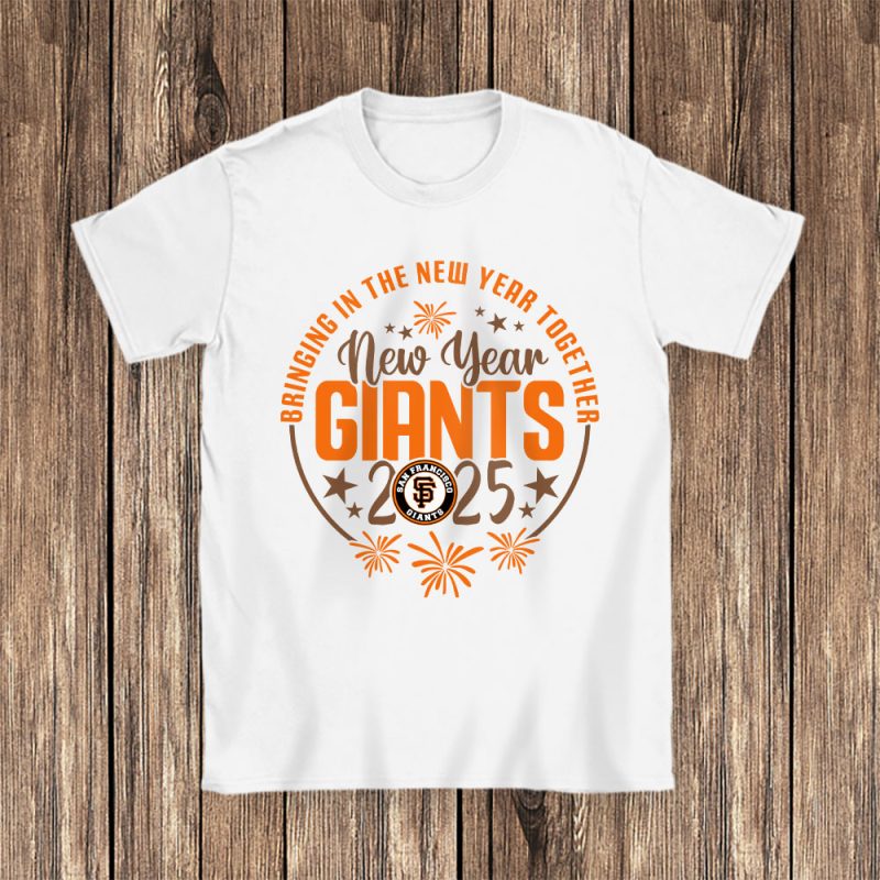 San Francisco Giants Howdy New Year MLB Bringing In The New Year Together Unisex T-Shirt Cotton Tee TAT24128