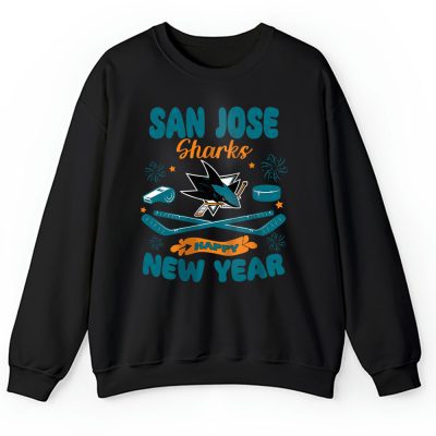 San Jose Sharks Happy New Year NHL Gift For Fan Unisex Sweatshirt TAS24136