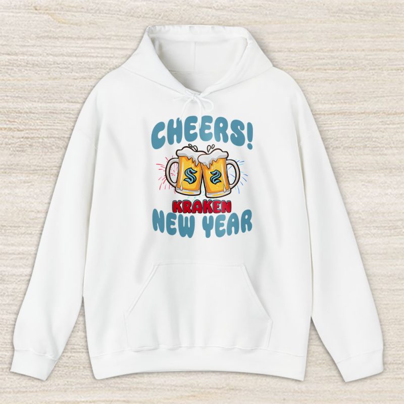 Seattle Kraken Happy New Year NHL Gift For Fan Hello 2025 Unisex Hoodie TAH24112