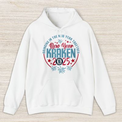 Seattle Kraken Howdy New Year NHL Bringing In The New Year Together Unisex Hoodie TAH24114