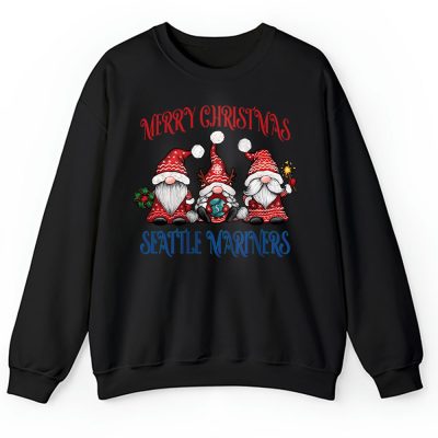 Seattle Mariners Merry Christmas MLB Gift For Fan Christmas Gnomes Unisex Sweatshirt TAS24295