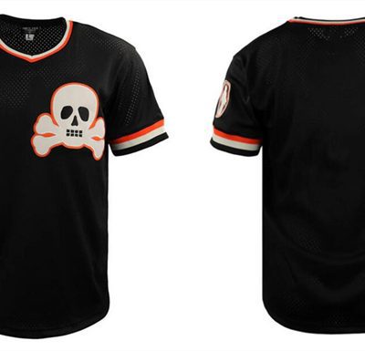 Sioux City Ghosts Blank Black Stitched Jersey