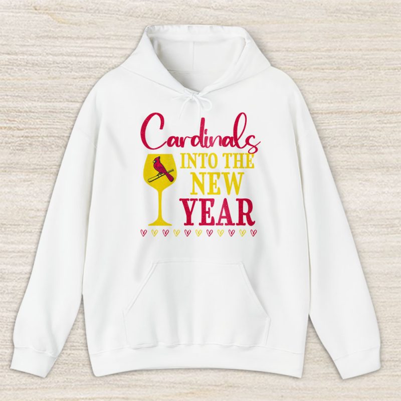 St. Louis Cardinals Happy New Year MLB Gift For Fan Cheers To A New Year Unisex Hoodie TAH24138