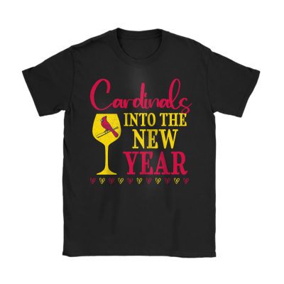 St. Louis Cardinals Happy New Year MLB Gift For Fan Cheers To A New Year Unisex T-Shirt Cotton Tee TAT24138