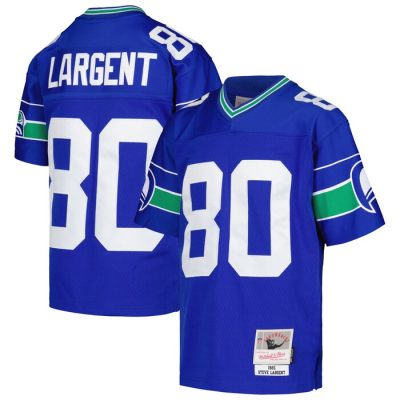 Steve Largent Seattle Seahawks Youth 1985 Retired Player Legacy Jersey - Royal