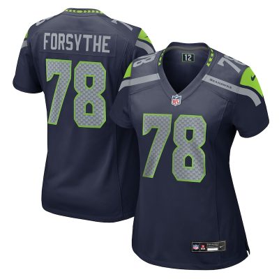 Stone Forsythe Seattle Seahawks Women Team Game Jersey - College Navy