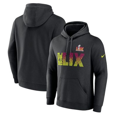 Super Bowl LIX Club Fleece Pullover Hoodie - Black