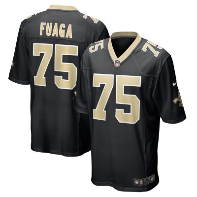 Taliese Fuaga New Orleans Saints Game Jersey - Black