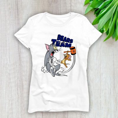 Team Chicago Bears Funny Team NFL Gift For Fan Lady T-Shirt Women Tee LTL25029