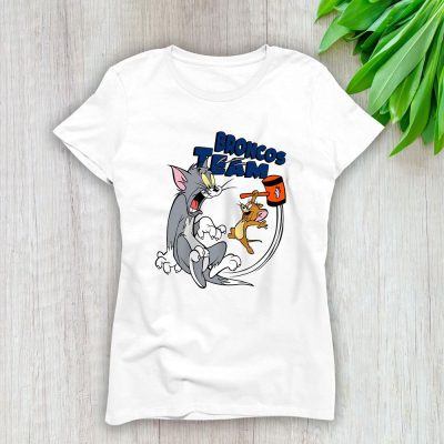 Team Denver Broncos Funny Team NFL Gift For Fan Lady T-Shirt Women Tee LTL25037