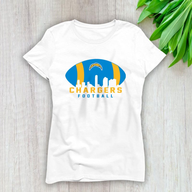 Team Los Angeles Chargers American Football NFL Gift For Fan Lady T-Shirt Women Tee LTL25137