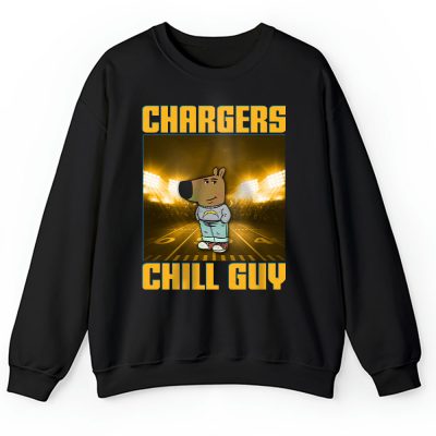 Team Los Angeles Chargers Chill Guy NFL Gift For Fan Unisex Sweatshirt TAS24462