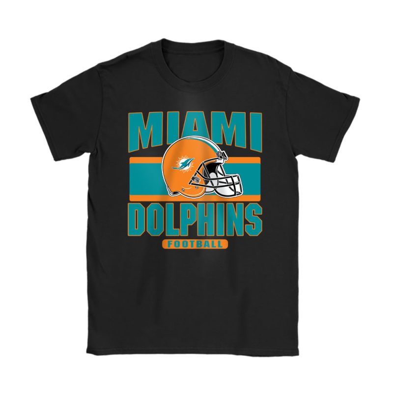 Team Miami Dolphins American Football NFL Gift For Fan Unisex T-Shirt Cotton Tee TAT25142