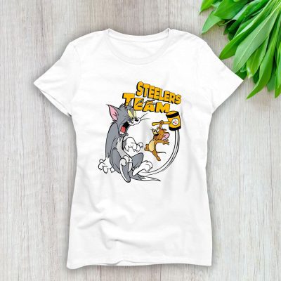 Team Pittsburgh Steelers Funny Team NFL Gift For Fan Lady T-Shirt Women Tee LTL25071
