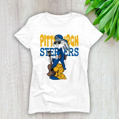 Team Pittsburgh Steelers Funny Team NFL Gift For Fan Lady T-Shirt Women Tee LTL25072