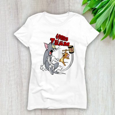 Team San Francisco 49ers Funny Team NFL Gift For Fan Lady T-Shirt Women Tee LTL25075