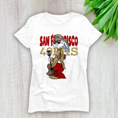 Team San Francisco 49ers Funny Team NFL Gift For Fan Lady T-Shirt Women Tee LTL25076