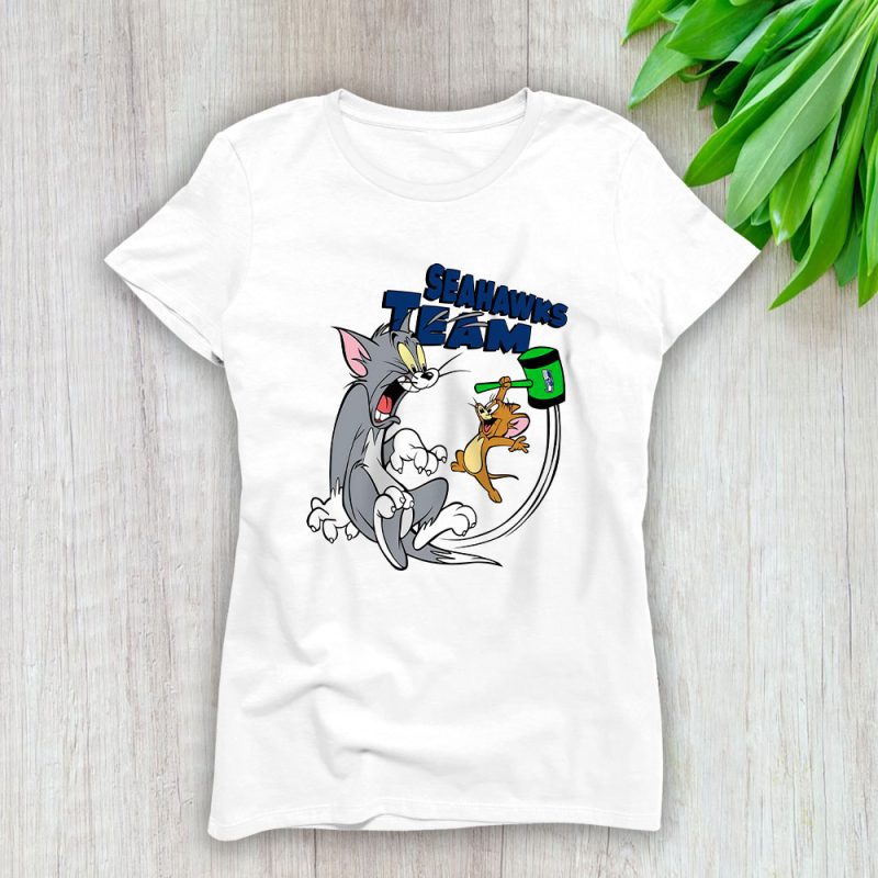 Team Seattle Seahawks Funny Team NFL Gift For Fan Lady T-Shirt Women Tee LTL25073