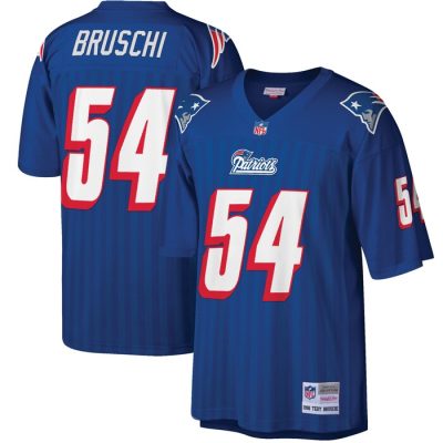 Tedy Bruschi New England Patriots 1996 Retired Player Replica Jersey - Royal