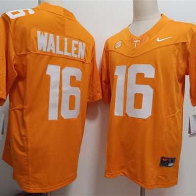 Tennessee Volunteers #16 Morgan Wallen Orange F.U.S.E. Stitched Jersey