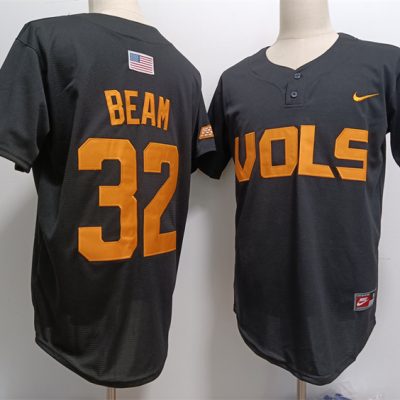 Tennessee Volunteers #32 Drew Beam Black Stitched Jersey