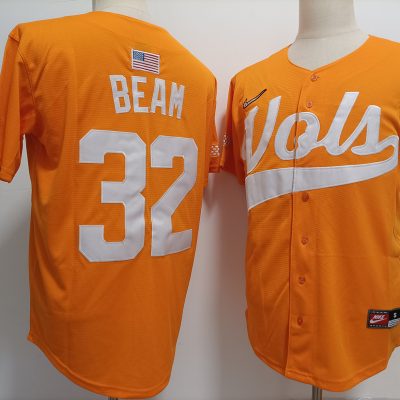 Tennessee Volunteers #32 Drew Beam Orange Stitched Jersey