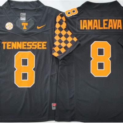 Tennessee Volunteers #8 Nico Iamaleava Black F.U.S.E. Stitched Jersey