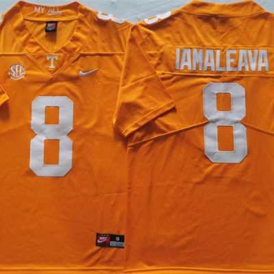 Tennessee Volunteers #8 Nico Iamaleava Orange Stitched Jersey