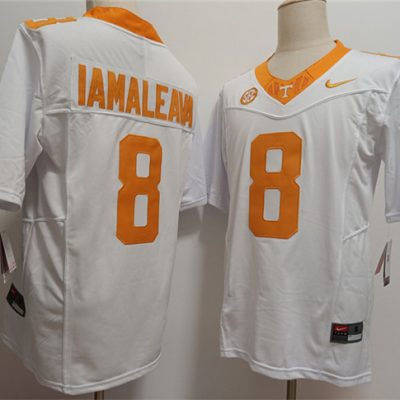 Tennessee Volunteers #8 Nico Iamaleava White F.U.S.E. Stitched Jersey