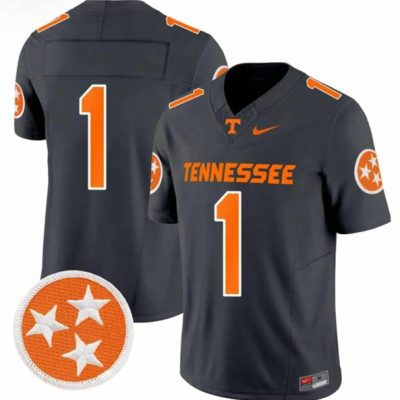 Tennessee Volunteers Active Player Custom CharcoalF.U.S.E. Stitched Jersey