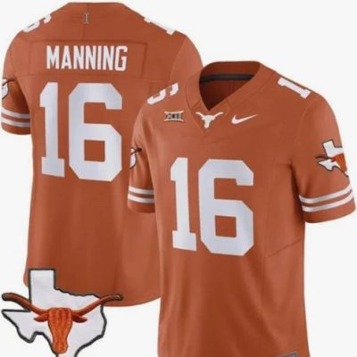 Texas Longhorns Active Player Custom Orange F.U.S.E. With Patch Stitched Jersey