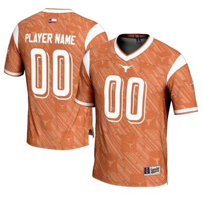 Texas Longhorns GameDay Greats Highlight Print NIL Pick-A-Player Football Jersey - Texas Orange