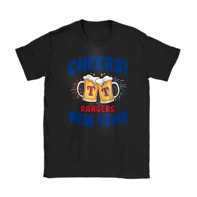 Texas Rangers Happy New Year MLB Gift For Fan Hello 2025 Unisex T-Shirt Cotton Tee TAT24175