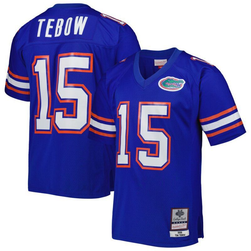 Tim Tebow Florida Gators Mitchell & Ness Big & Tall Legacy Jersey - Royal