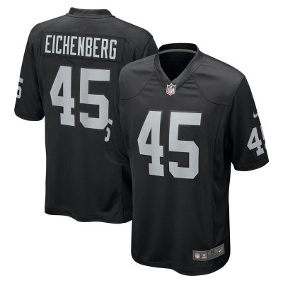 Tommy Eichenberg Las Vegas Raiders Team Game Jersey - Black