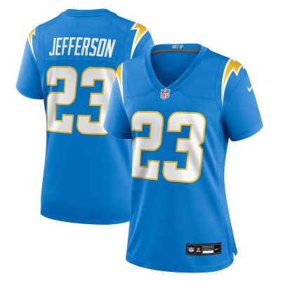 Tony Jefferson Los Angeles Chargers Women Team Game Jersey - Powder Blue