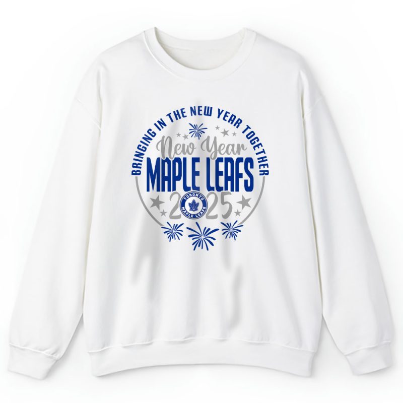 Toronto Maple Leafs Howdy New Year NHL Bringing In The New Year Together Unisex Sweatshirt TAS24182